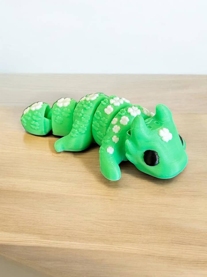 Mini Lucky Dragon fidget figurine figures 3D printed for wholesale by 3D in Paradise