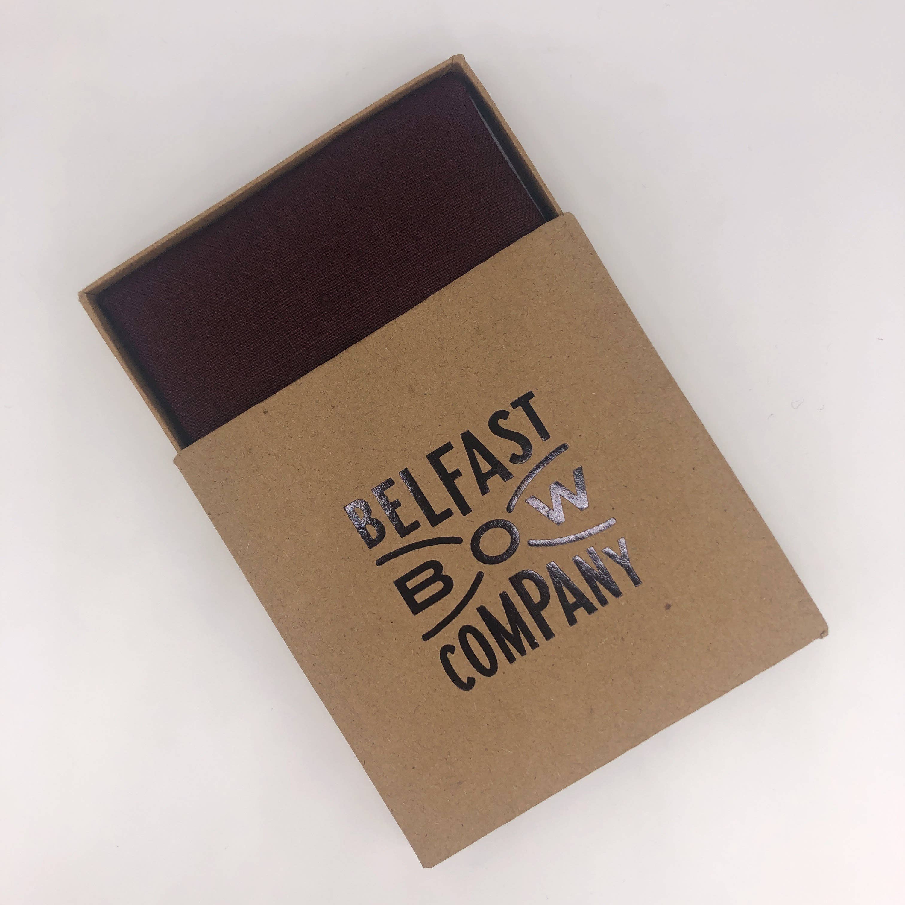 Belfast Bow Company - Wholesale Pocket Square - Men's - Irish Linen Pocket Square in Burgundy2
