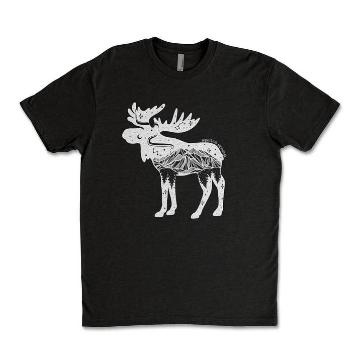 Älg, Unisex T-shirt för wholesale av Mountain Mornings