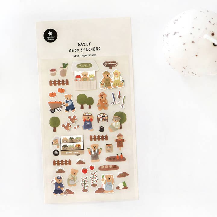 Suatelier design - Wholesale Sticker - Ggumi Farm
