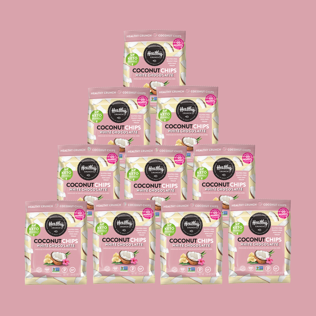 Healthy Crunch - Wholesale Chips - White Choco'Latte Coconut Chips11