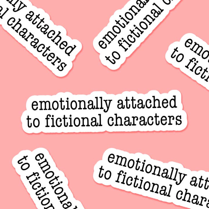 Footnotes – Großhandel Aufkleber – Sticker „Emotional an fiktive Charaktere gebunden“1