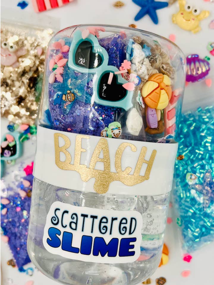 Beach Slime Kit for wholesale by Scattered Slime