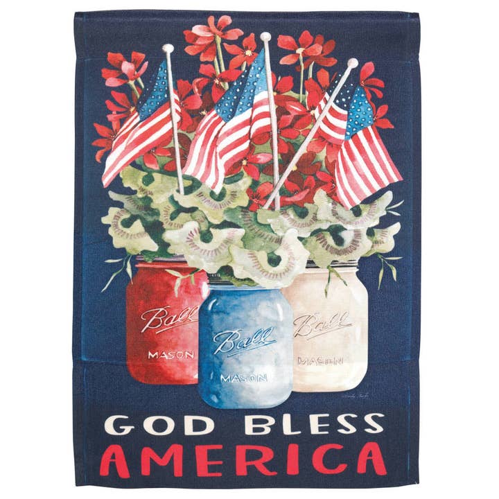Bocaux Flag God Bless America 13x18 pour la vente par Dicksons