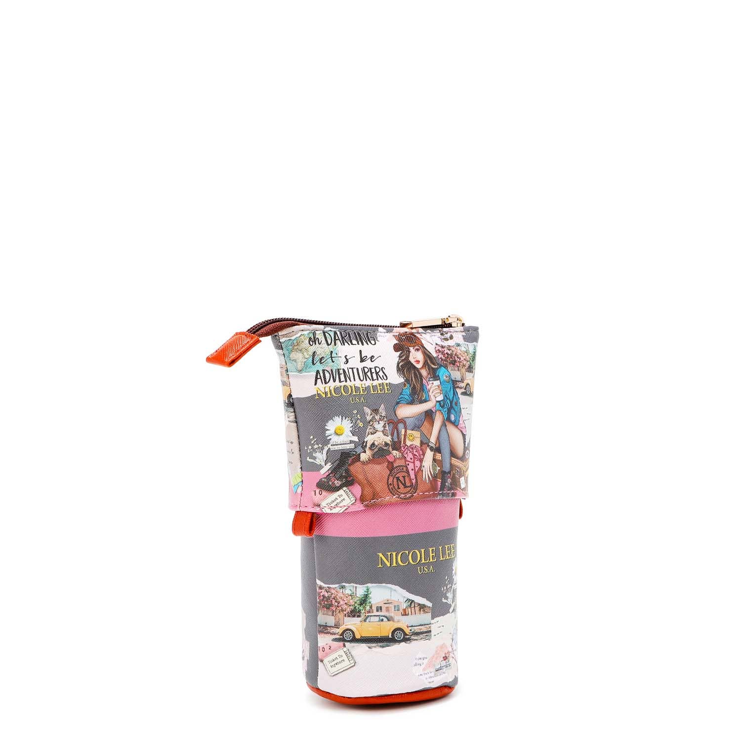 Nicole Lee USA - Wholesale Makeup/Cosmetic Bag - LAYERED MAKEUP BRUSH HOLDER2