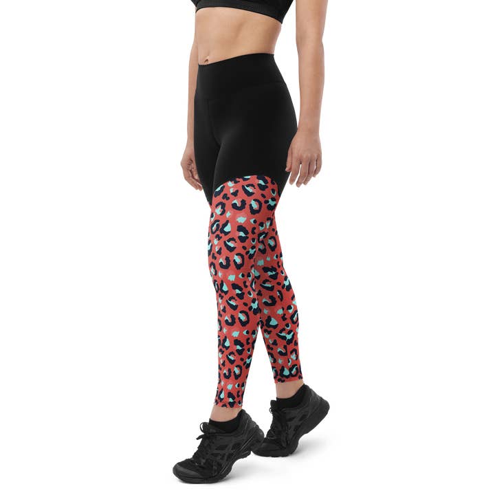 Sorbet Leopard - Sportstights for engroshandel hos GymLeggs
