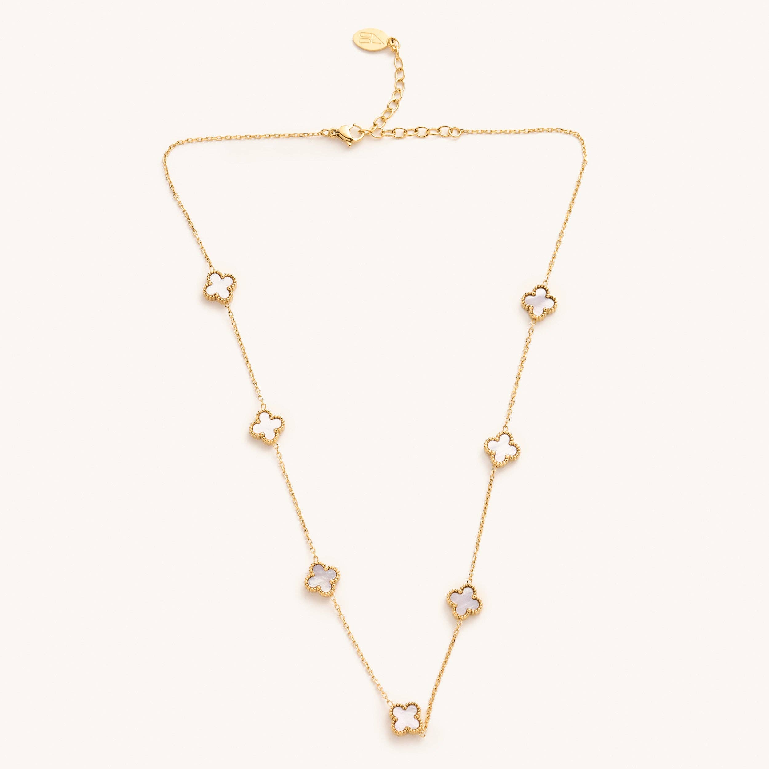 Nikki Smith Designs - Wholesale Choker/Collar - Mini White Flora Necklace0