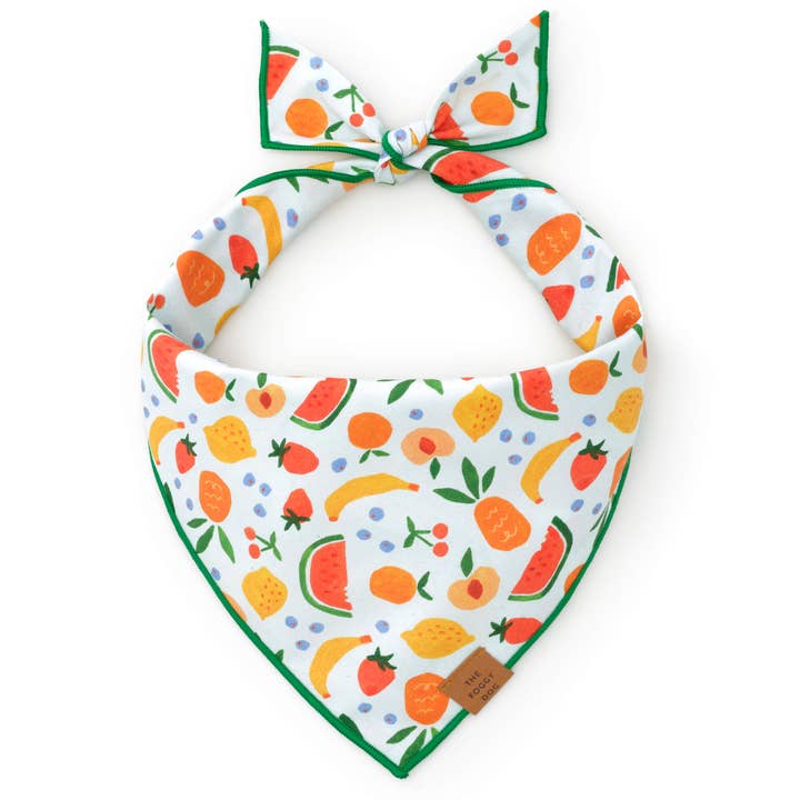 The Foggy Dog - Wholesale Pet Bandana - Dog - Fruit Salad Summer Dog Bandana