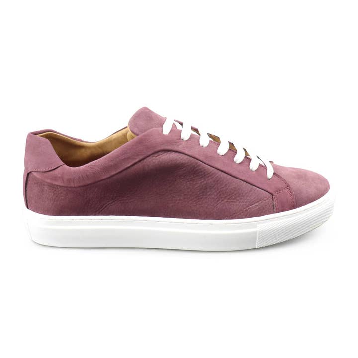 Baskets bordeaux en nubuck pour la vente par Otisopse