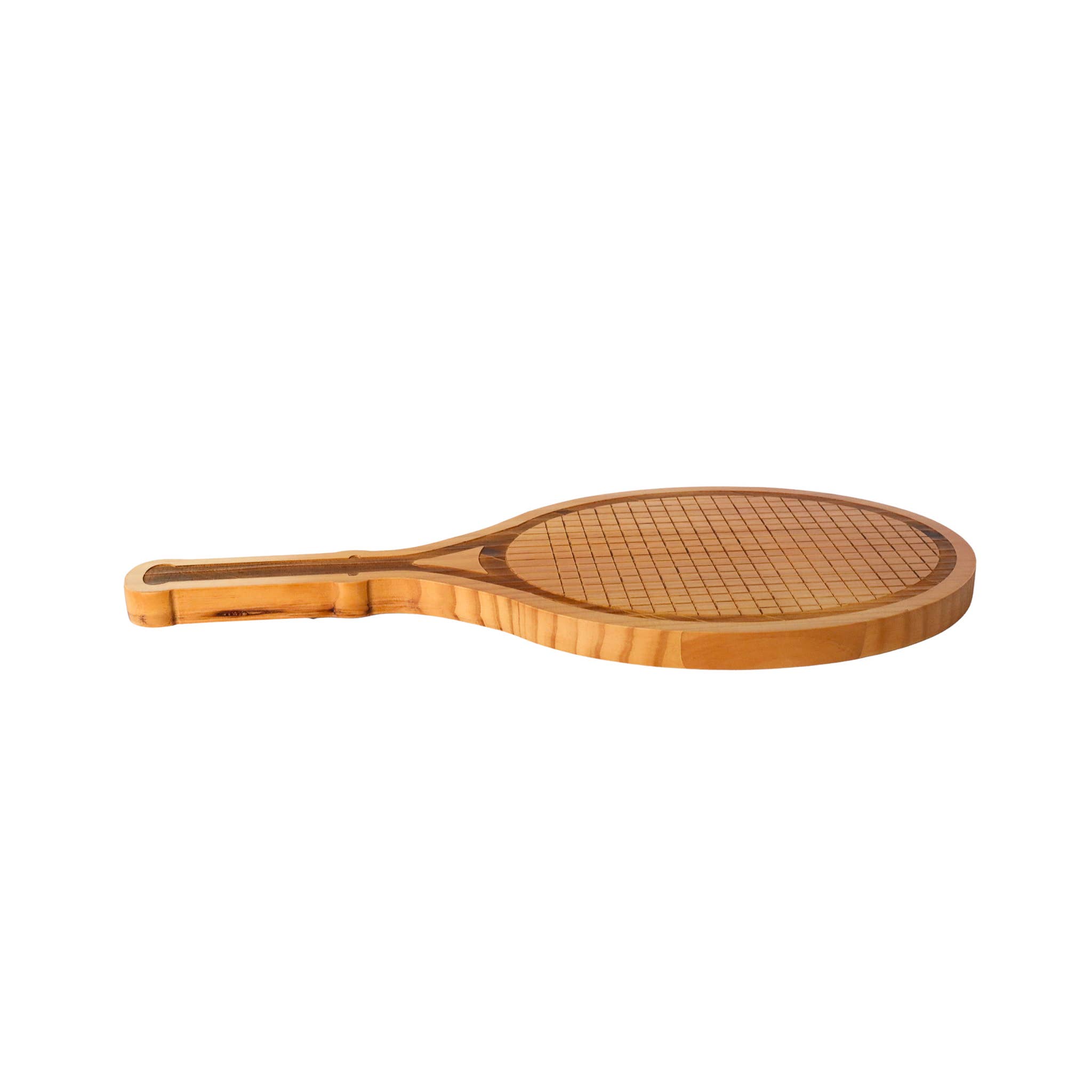 Creative Gifts International Inc. - Wholesale Snijplank - Tennisracket met houten plank - 9" x 18"1