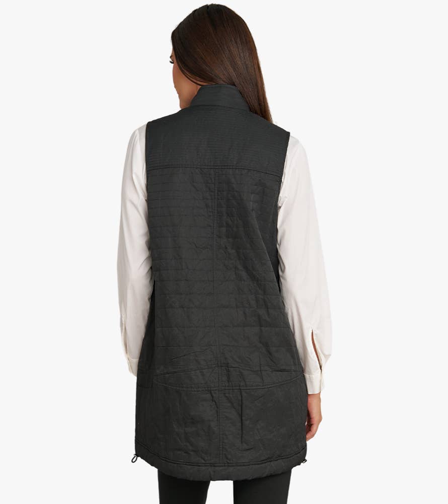 Stella Carakasi - Wholesale Outerwear Vest - Women's - Women's Zip-Front On The Go Vest15