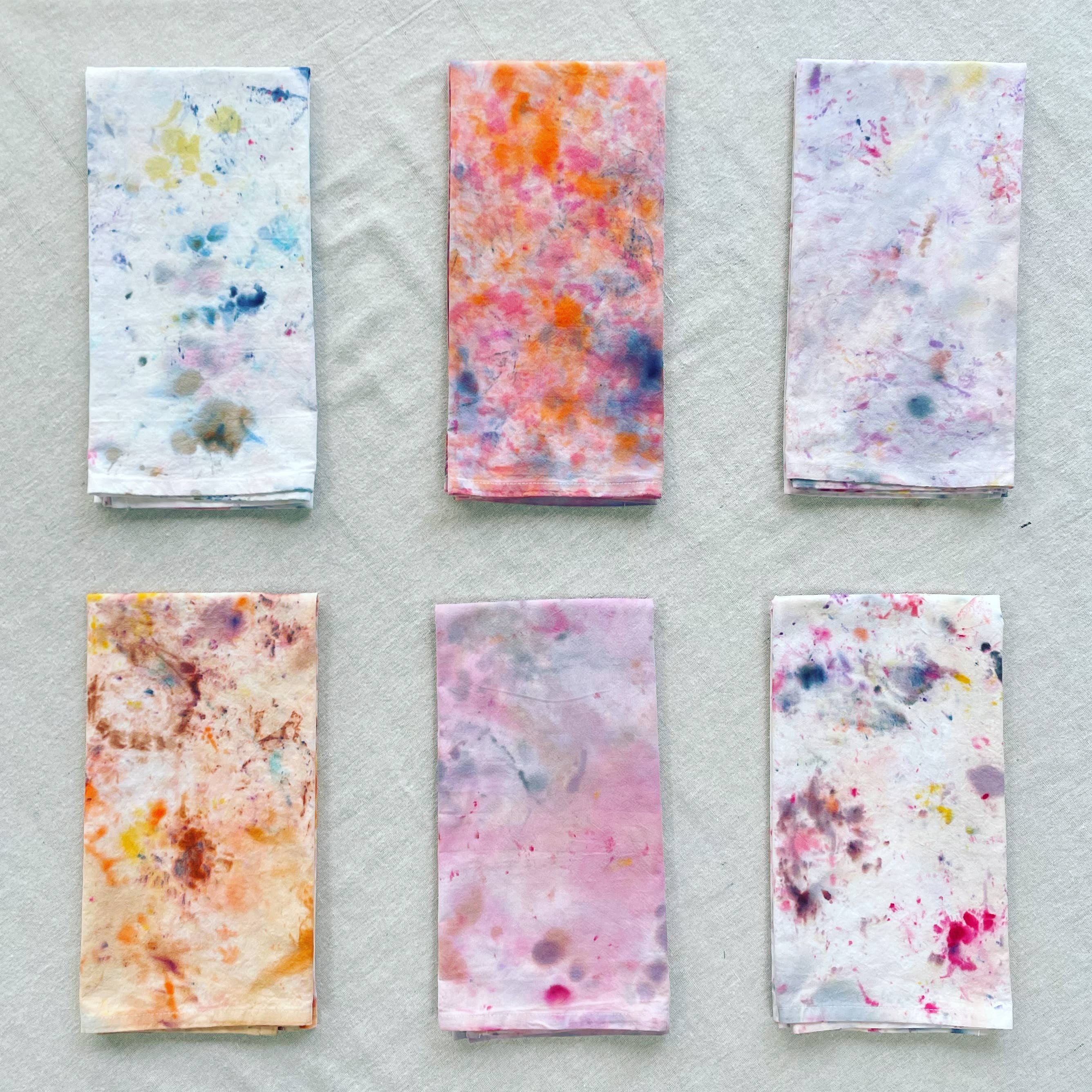 Merle Works - Wholesale Tea Towel - Happy Accident Hand-dyed Tea Towel3