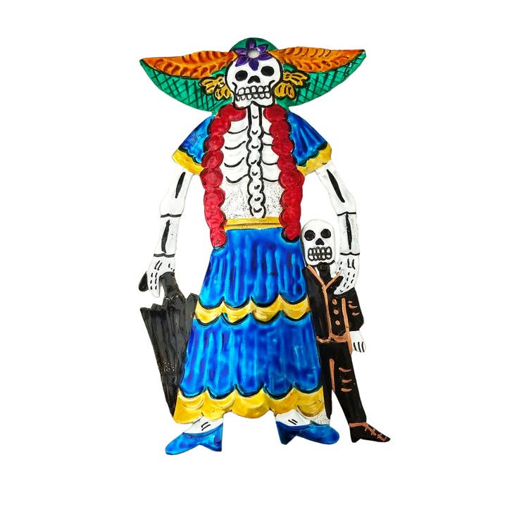 Journée des morts Catrina et son fils pour la vente par Sedona Spirit