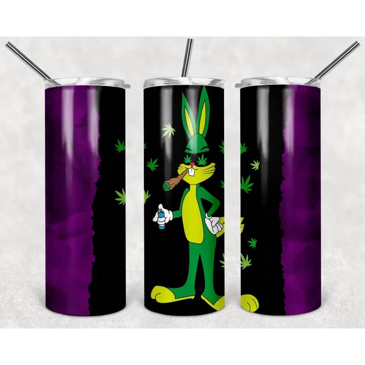 High Bunny 20oz Skinny Tumbler for wholesale by WST Wholesale