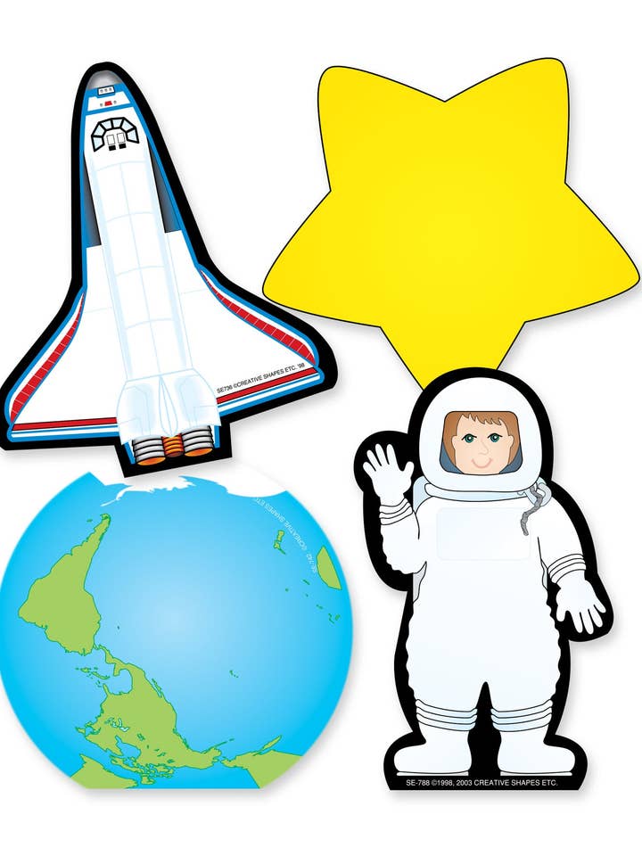 Large Notepad Set - Space for wholesale by Creative Shapes Etc.