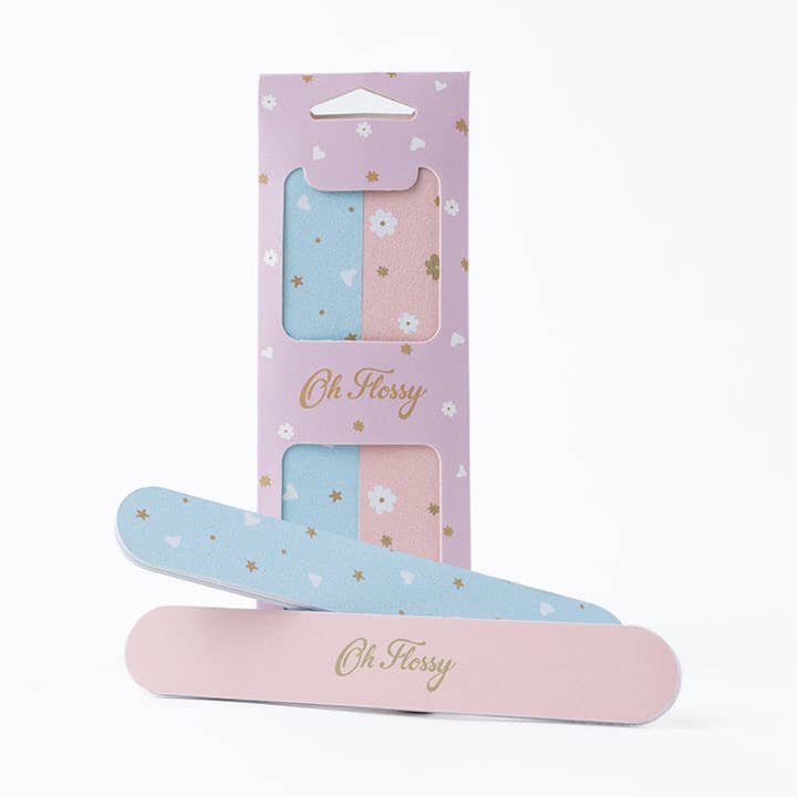 Oh Flossy Kids Nail Files - 2 Pack for wholesale by Oh Flossy