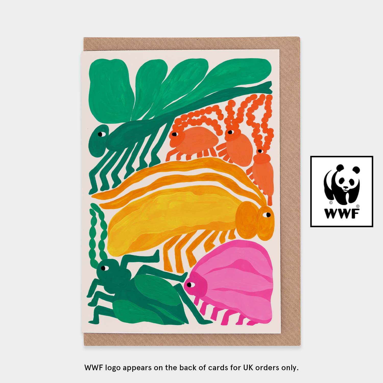 Evermade – wholesale Everyday greeting card – Insects WWF Greetings Card0