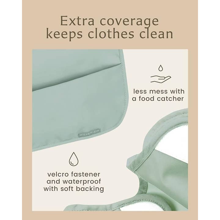 Logisticsly - Wholesale Bib - Baby - Waterproof Bib Baby Feeding - Long Sleeve