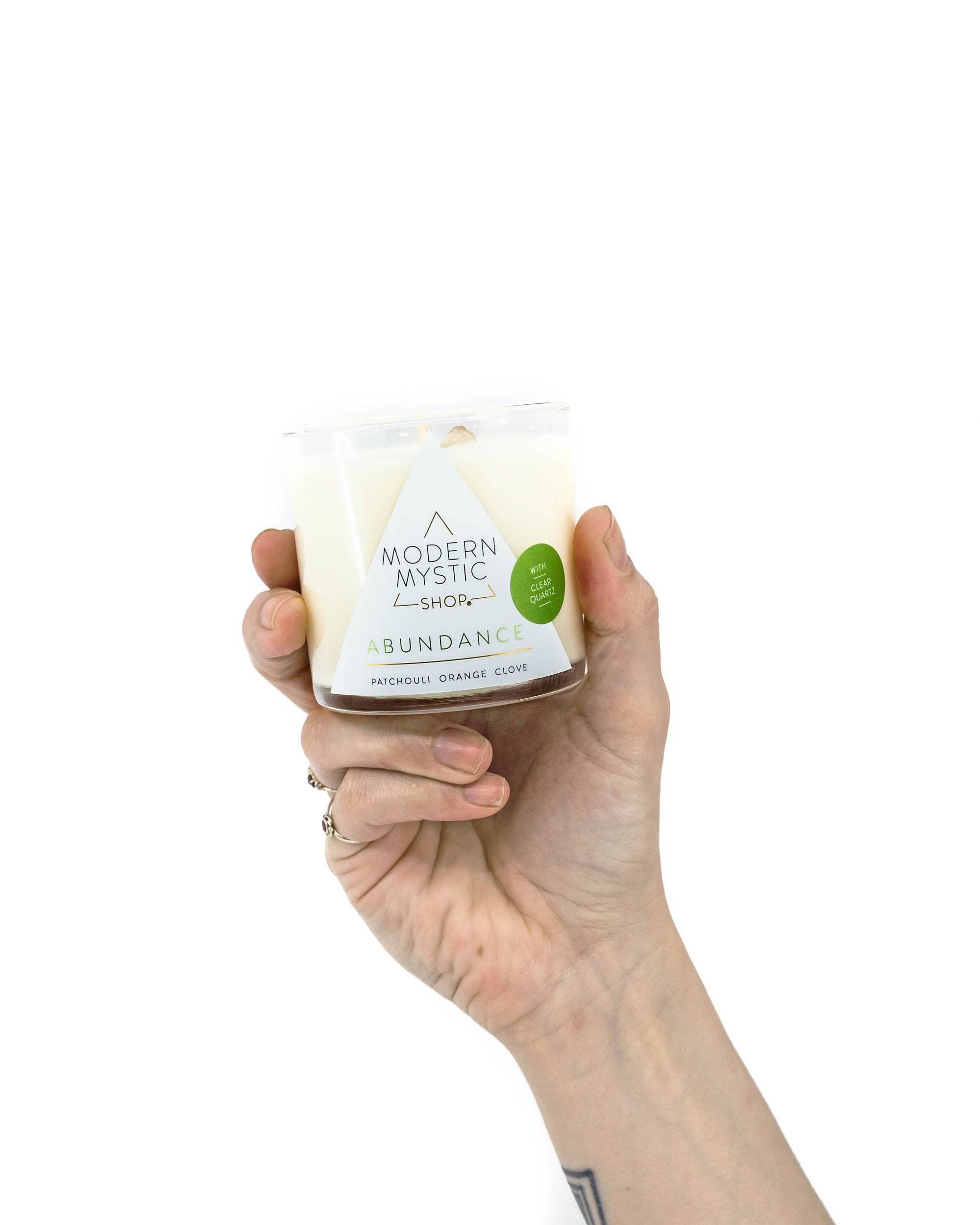Modern Mystic Shop - Wholesale Jar/Filled Candle - Abundance Candle2
