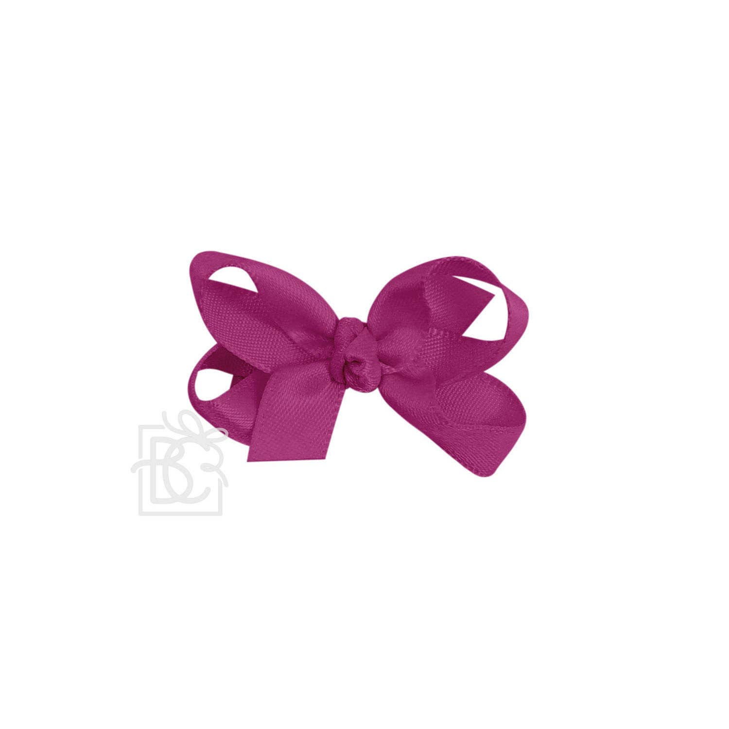 Beyond Creations, LLC - Wholesale Hair Bow - Kids - SATIN BOW ON CLIP26
