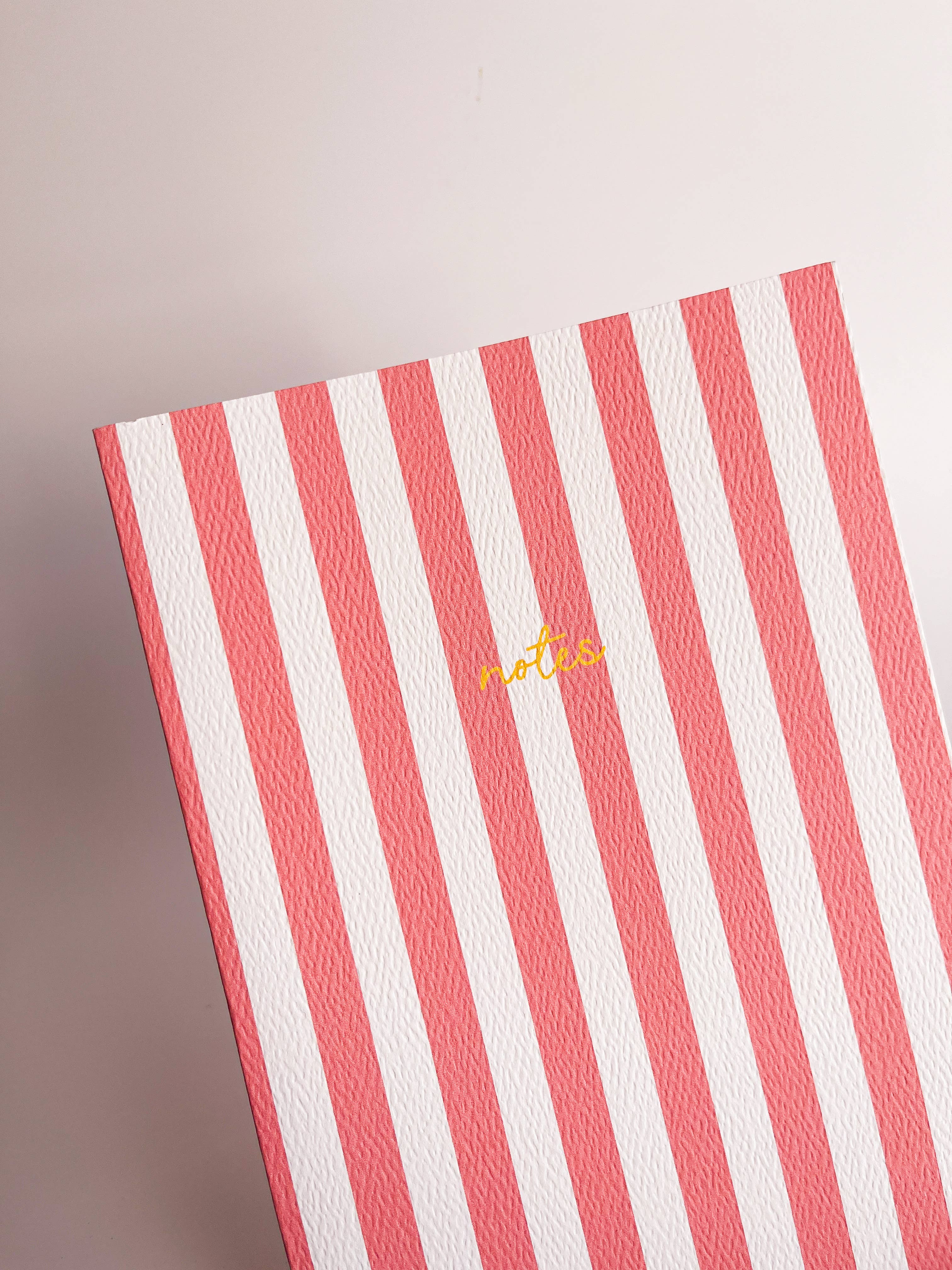 Fin Studio – Engroshandel Notesbog – Stribet notesbog med kontrastfarve21