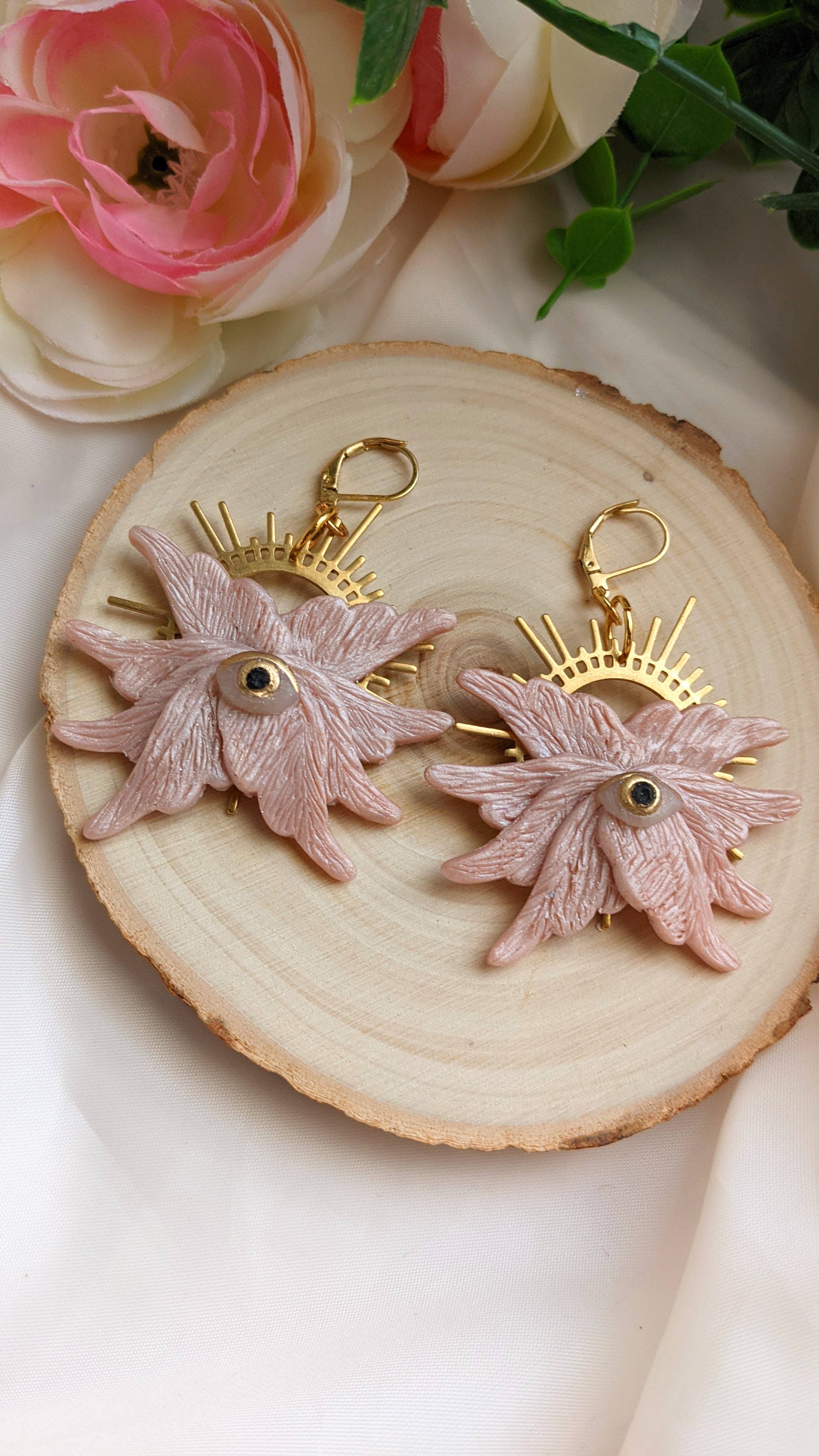 Xandra Page Co. - Wholesale Dangle Earrings - Biblically Accurate Angel Earrings, Seraphim Earrings3