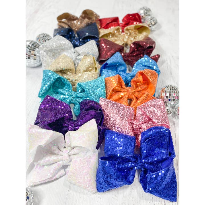The Hair Bow Company - Wholesale Hair Bow - Kids - Sequin Texas Size Hair Bows