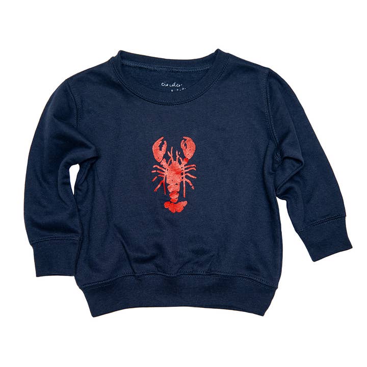 Cinder + Salt - Wholesale Sweatshirt - Kids - Toddler Lobster Sweatshirt