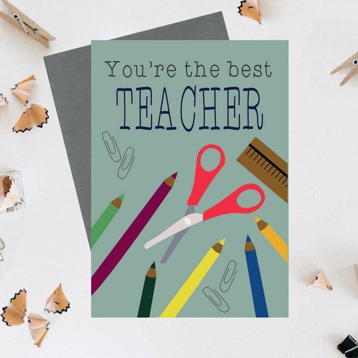 Je bent de beste wenskaart voor leraren voor wholesale door Lorna Syson