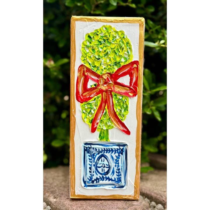 Framesaplenty - Wholesale Decorative Tabletop Object - Textured topiary art block