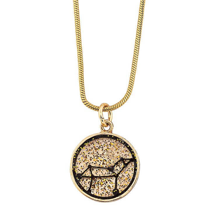 paguroupcycle - Venta al por mayor Collares con colgantes/abalorios - Collar sostenible con signo del zodiaco de Leo