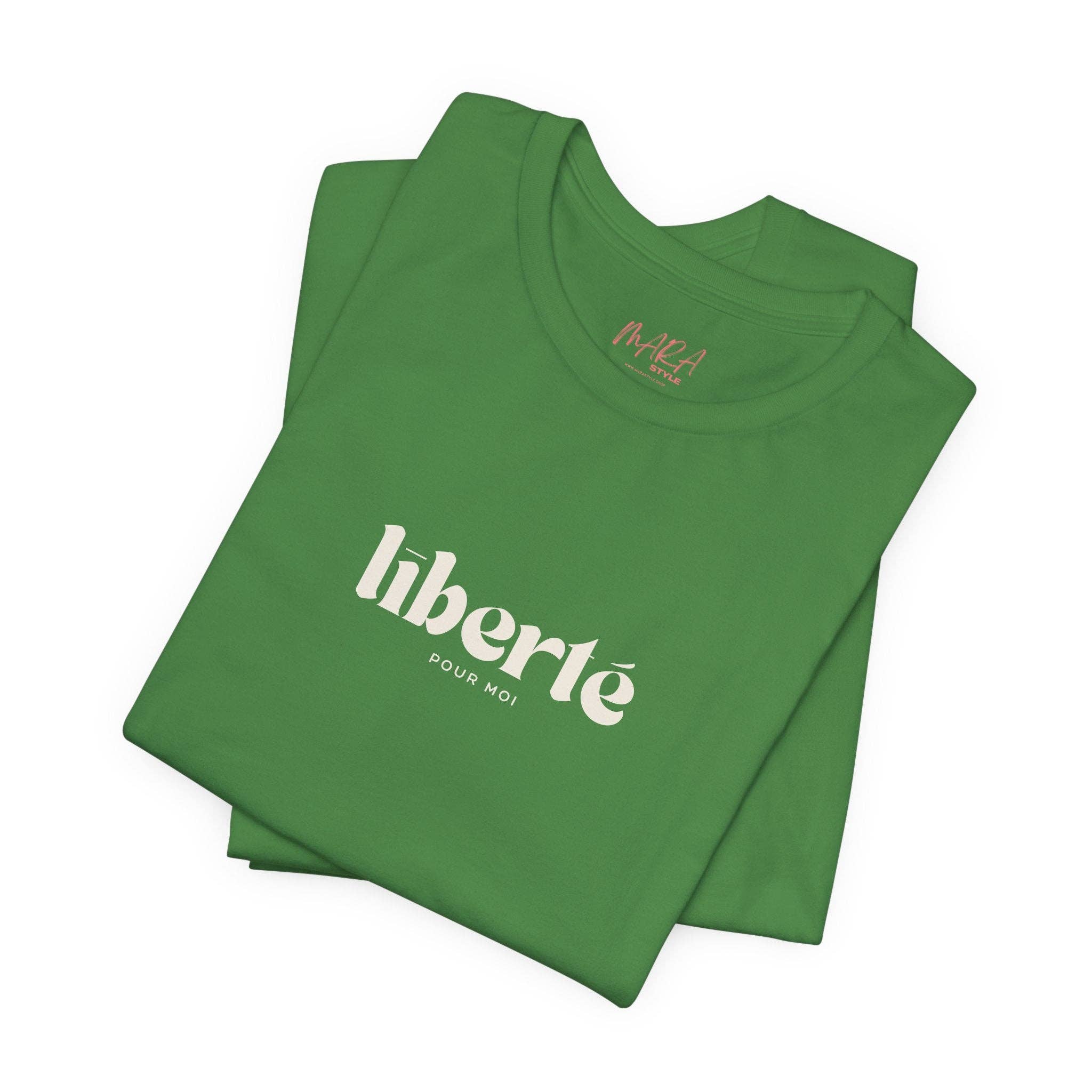 MARA Style - Wholesale T-Shirt (Graphic) - Unisex - Liberté pour moi Unisex Tee, French Preppy9