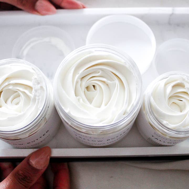 Subtle & Wild - Wholesale Facial Moisturizer - 8oz Unscented Tallow|Tallow Skincare|Beef Tallow|Tallow Bulk