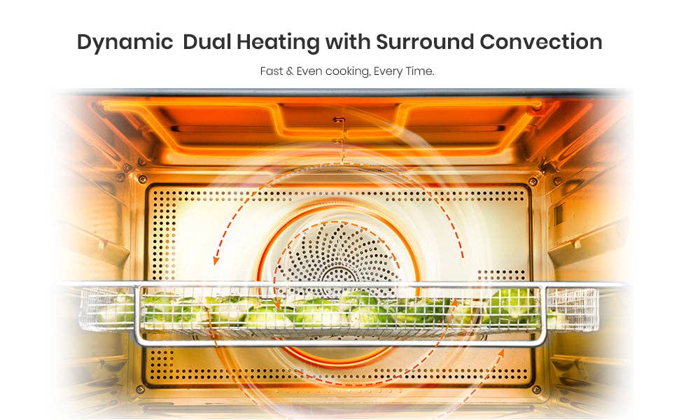 VAL CUCINA - Wholesale Toaster - NEW ARRIVAL - VAL CUCINA 7-IN-1 STEAM CONVECTION AIR FRYER OVEN11