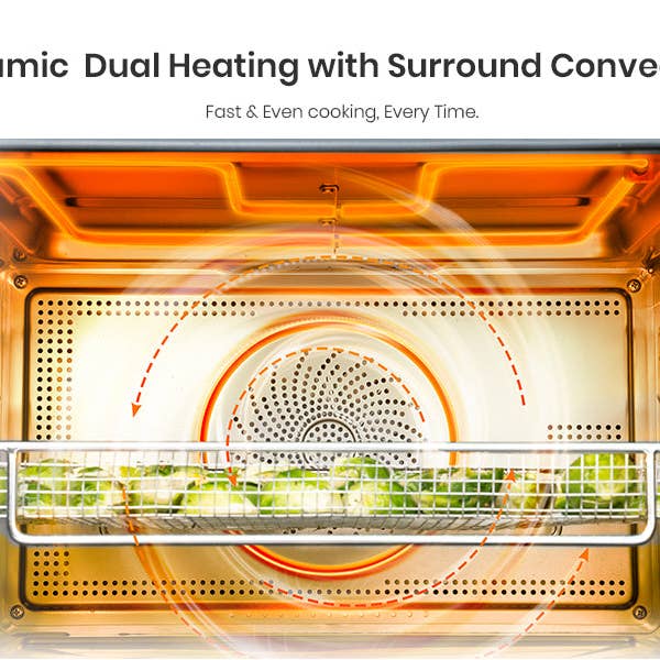 VAL CUCINA - Wholesale Toaster - NEW ARRIVAL - VAL CUCINA 7-IN-1 STEAM CONVECTION AIR FRYER OVEN11