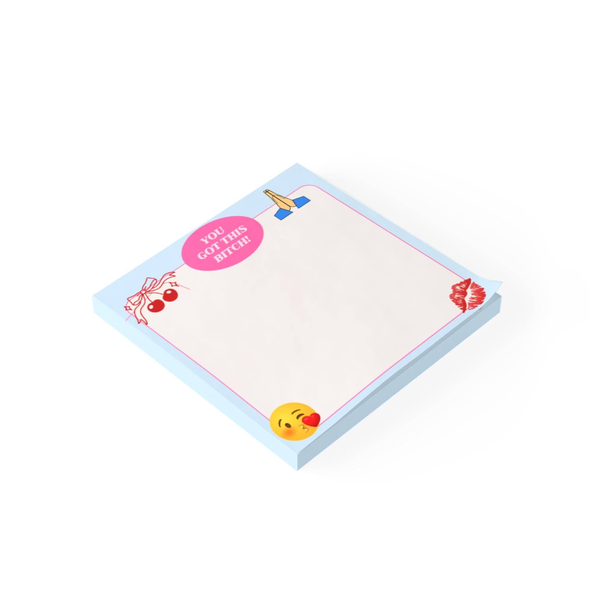 OhhhSoPeachy - Wholesale Sticky Notes - You Got This Bitch Sticky Notes, Funny Motivational Notepad, Desk Accessories for Women, Sassy Office Supplies, Cute Stationery4