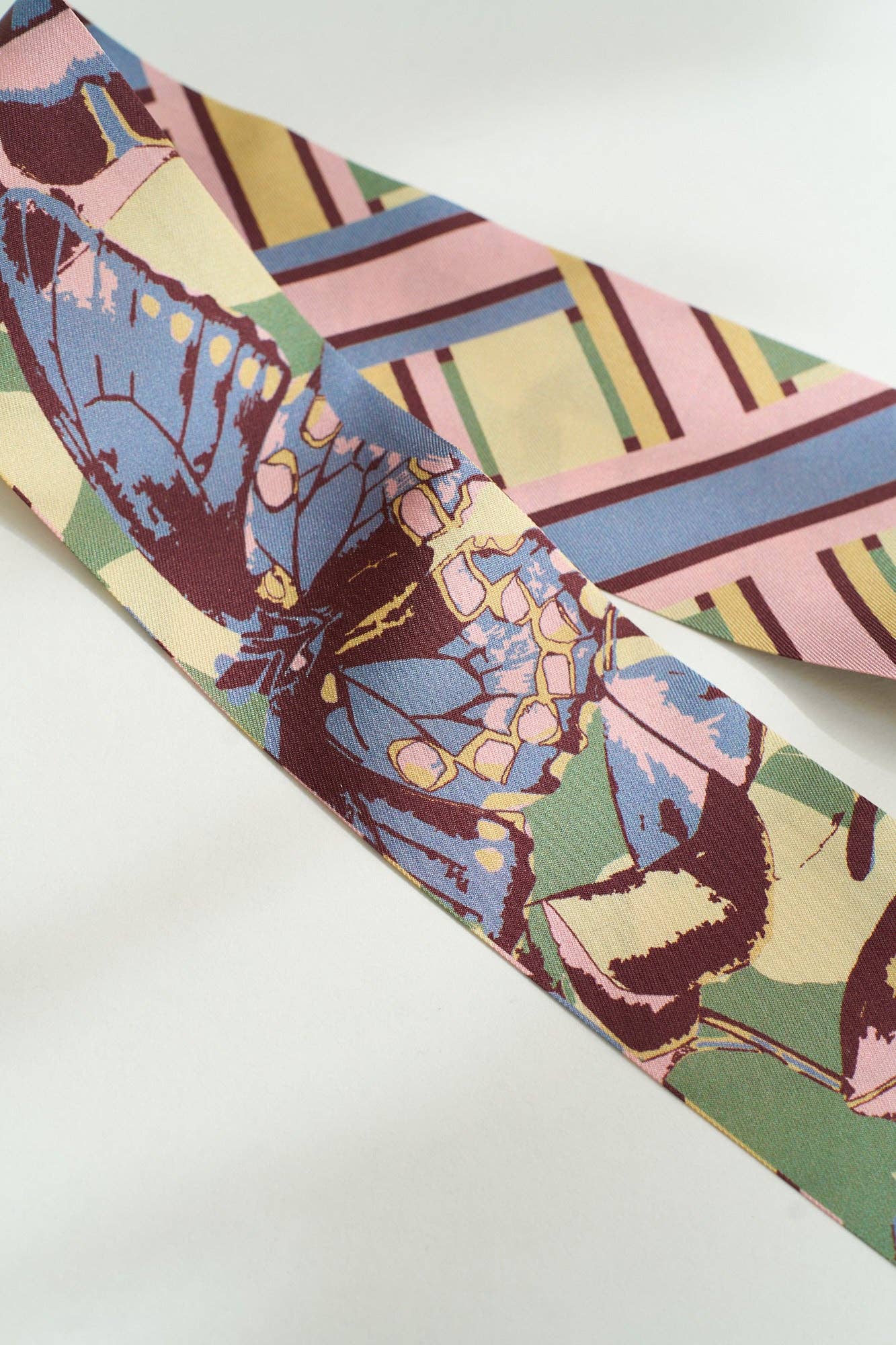 Lost Pattern x Leatherology Silk Twilly Scarf - Pastel for wholesale on Faire5