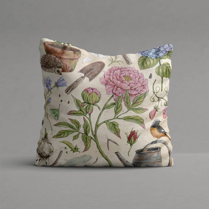 Kudde "Vintage garden" av Evgenija Forsyte för wholesale av DISPLEJ