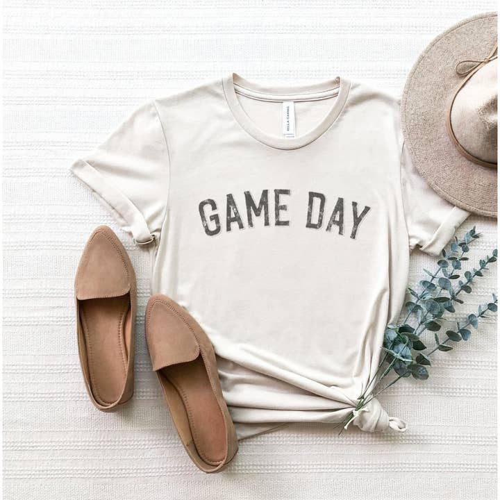 Shamaim - Wholesale Screen Printed T-Shirt - Women's - GAME DAY Graphic Short sleeve T-Shirt7