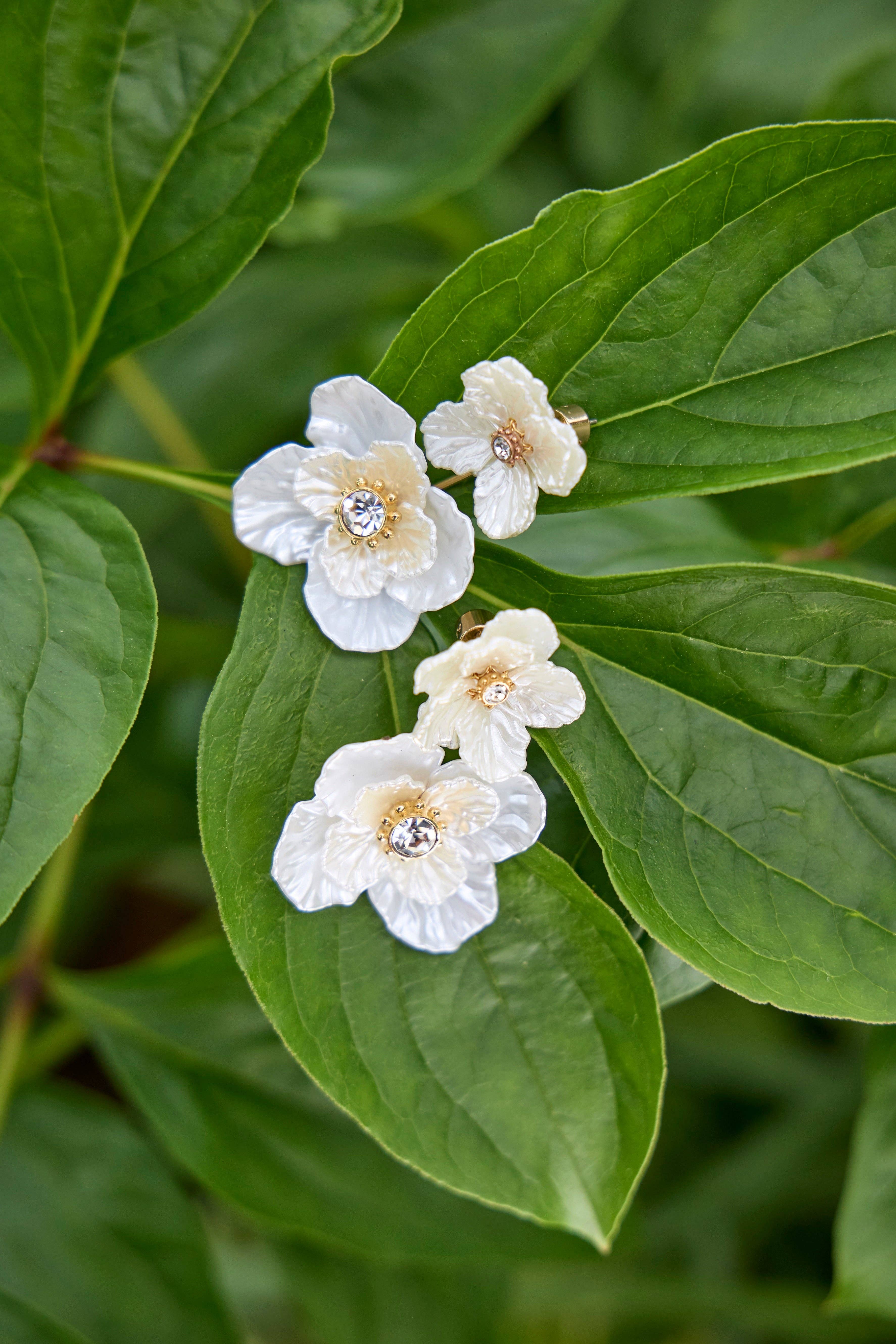 Alex and Ani - Wholesale Stud/Post Earrings - New York Botanical Garden® 2-in-1 Poppy Statement Earrings4