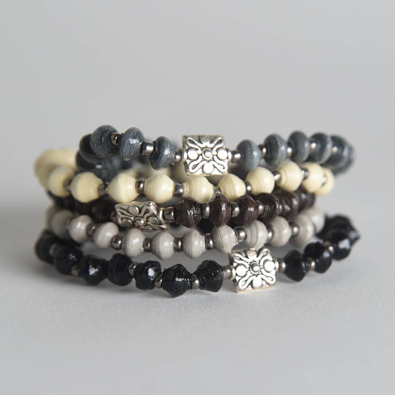 Project Have Hope - Venta al por mayor Juegos de joyas - Juego de 5 pulseras con encanto12