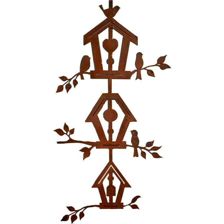 Birdhouse Metal Plaque for wholesale by Elizabeth Keith Designs