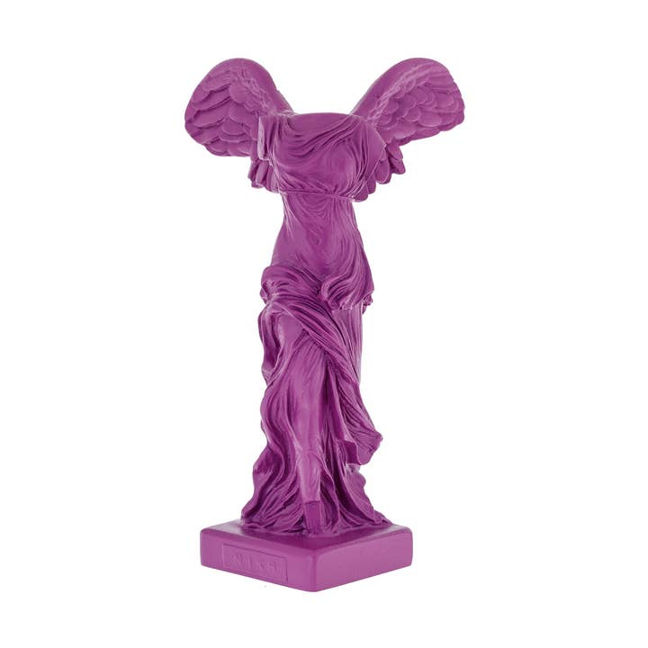 Victory-Nike Winged Goddess of Samothrace 19cm Violet Color for wholesale by ARTIA LTD