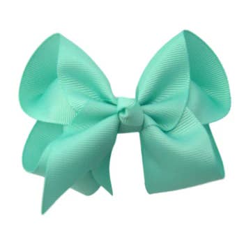 The Solid Bow – Laço para o cabelo – Criança por atacado – Arco de grosgrão sólido de 5 polegadas (1,5 polegadas)3