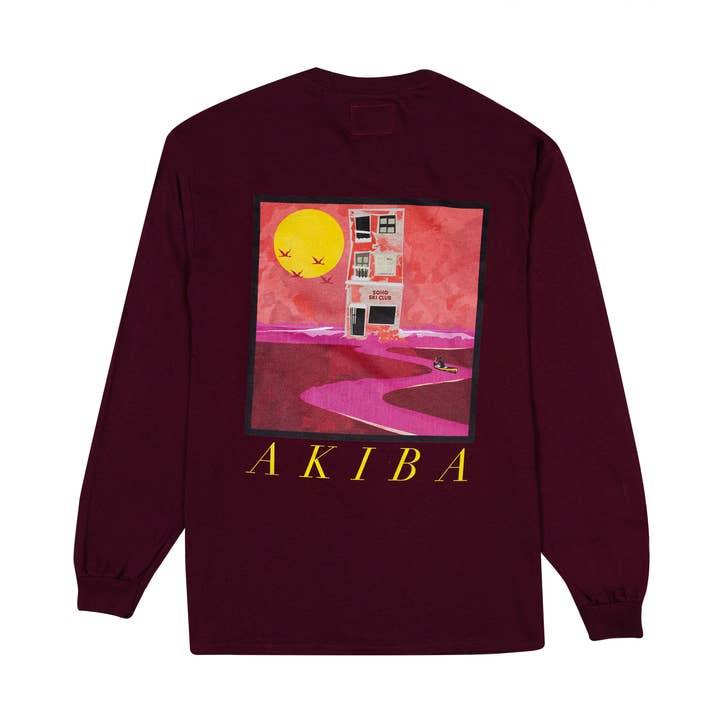 T-Shirt manches longues SSC x Akiba pour la vente par Soho Ski Club