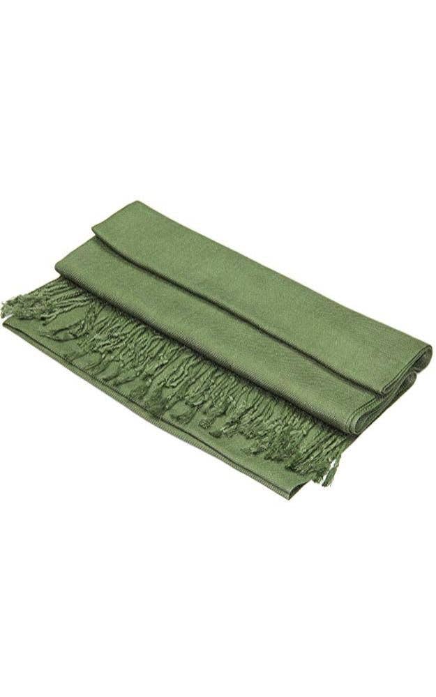 Jasper Trading LLC - Wholesale Scarf - Women's - C14 - One Piece Olive Color Fashion Pashmina Shawl Scarf1