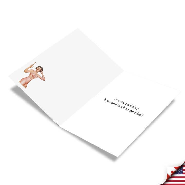 NobleWorks - Wholesale Birthday Card - Birthday Card - Baddest Bitch