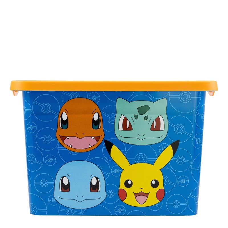 Stor - Wholesale Toy Storage Box - Kids & Baby - Stor Click Box 7 L. Pokemon Rock2