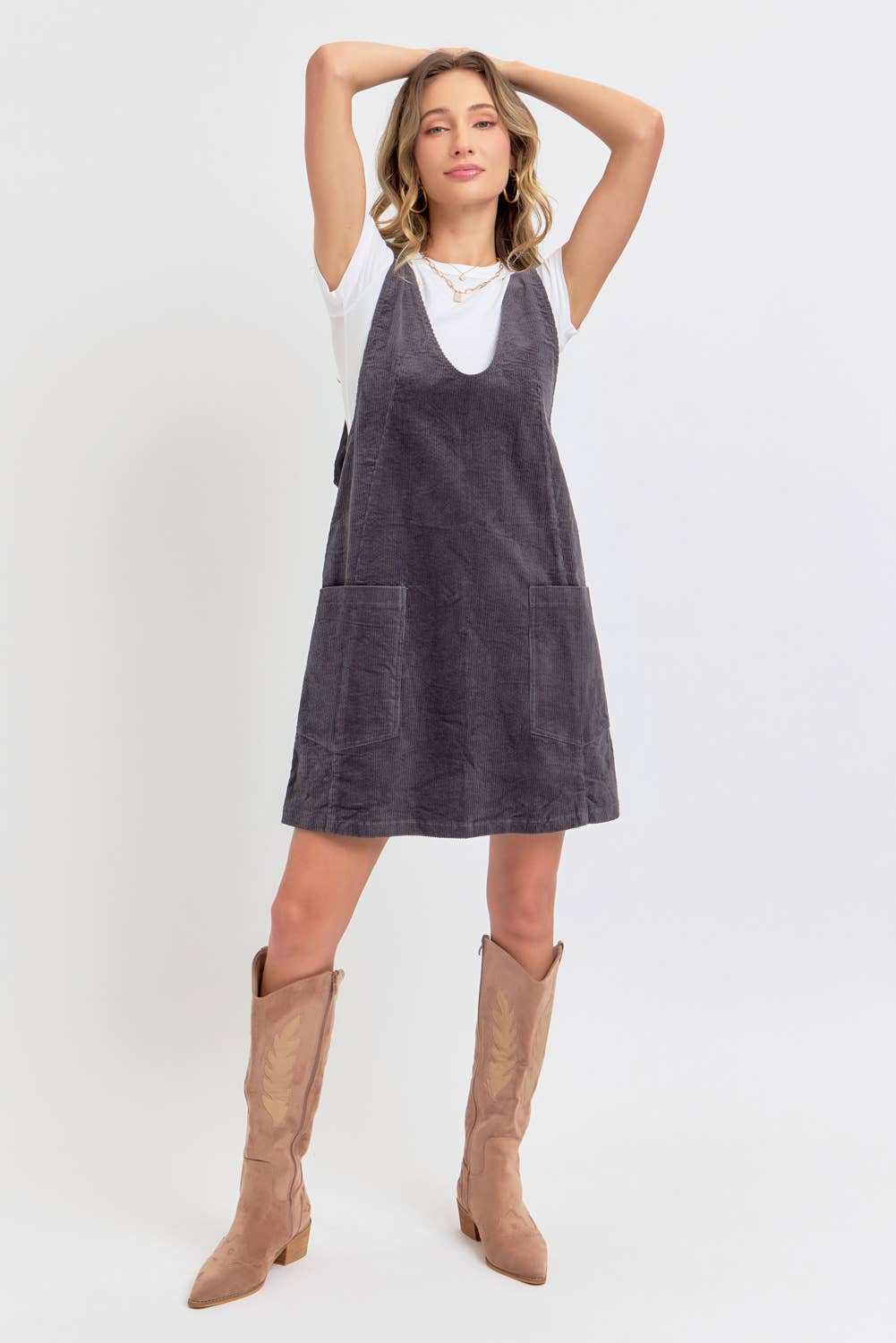 Sweet Lovely by Jen - Venta al por mayor Vestido - Mujer - VESTIDO CASUAL DE PANA EN GENERAL36