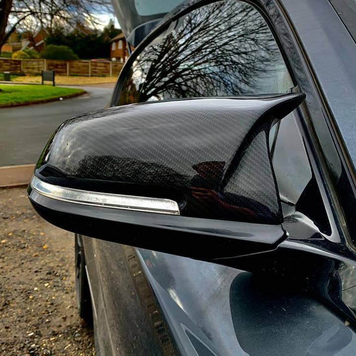 CD carbon mirror caps for BMW 1/2/3er/4 series F20/F21//F22/F30/F32/F36 for wholesale by Carbon Deluxe